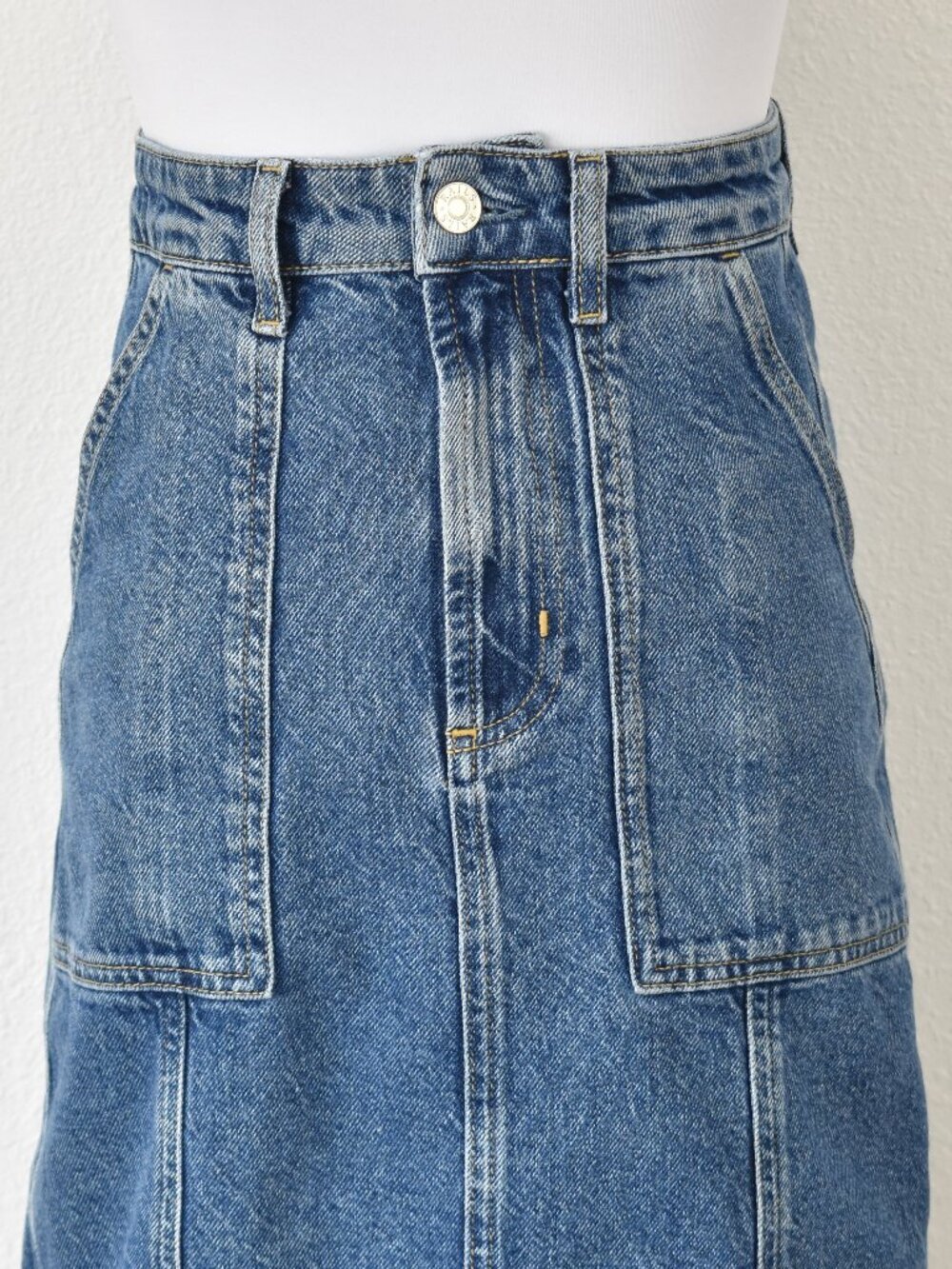 RAILS Olympic Denim Midi Skirt In Sorrento - 24 - Picture 2 of 11